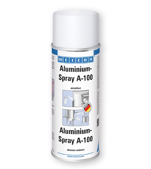 Produktfoto 1 von WEICON Aluminium-Spray A-100 abriebfest | abriebfester Schutz gegen Rost und Korrosion | 400 ml