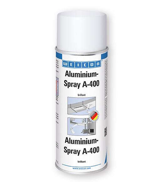 Produktfoto 1 von WEICON Aluminium-Spray A-400 brillant | hochwertiger Schutz gegen Rost und Korrosion | 400 ml