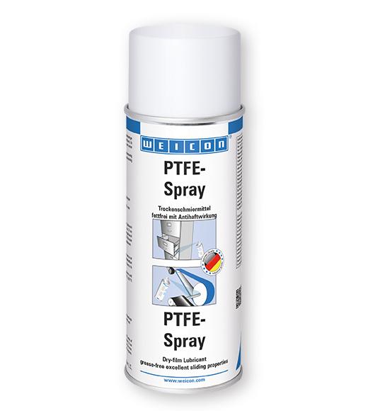 Produktfoto 1 von WEICON PTFE-Spray | fettfreies Trockenschmiermittel | 400 ml | weiß