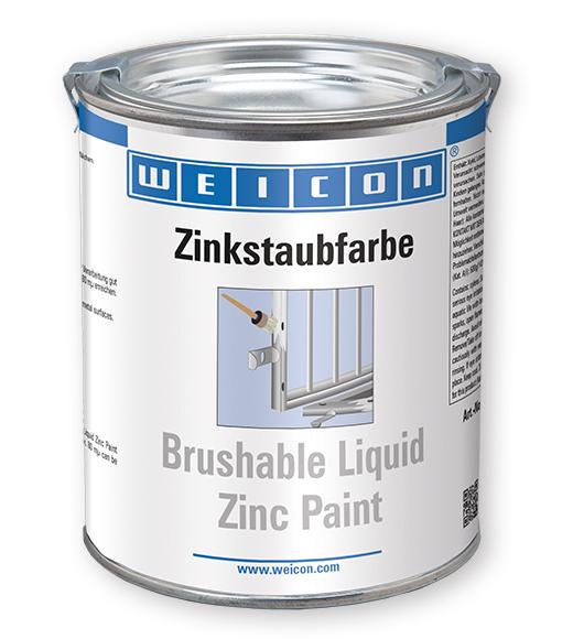 WEICON Zinkstaubfarbe | Korrosionsschutz aus Metallpigmentbeschichtung | 750 ml