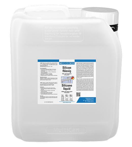 Produktfoto 1 von WEICON Silicon | Gleit- und Trennmittel | 5 L | farblos, transparent