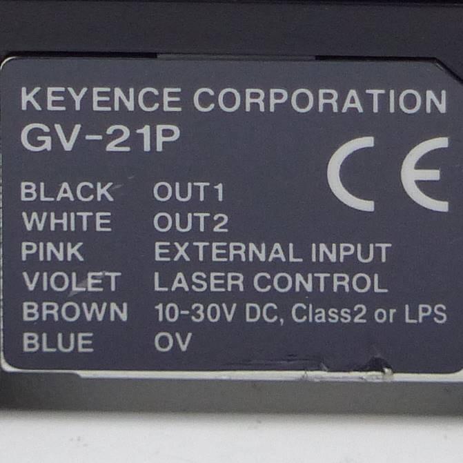 Produktfoto 2 von KEYENCE Digitaler Laser Sensor GV-21P