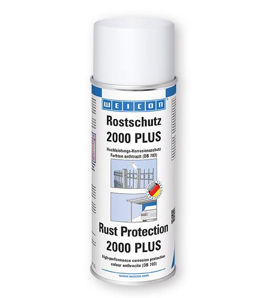 WEICON Rostschutz 2000 PLUS | korrosions- und witterungsbeständige Oberflächenbeschichtung | 400 ml | anthrazit