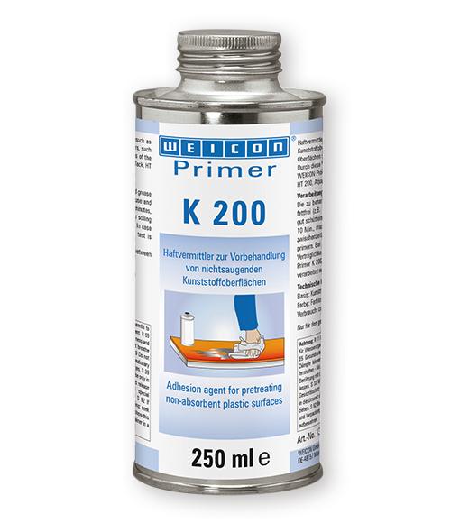 Produktfoto 1 von WEICON Primer K 200 | Haftvermittler für nichtsaugende Kunststoffoberflächen | 250 ml