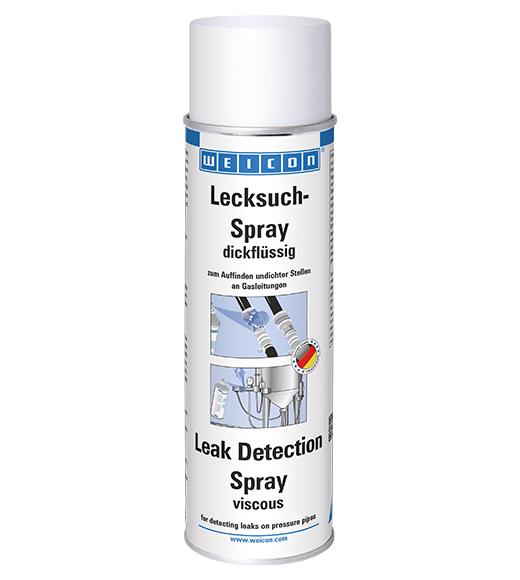 WEICON Lecksuch-Spray dickflüssig | Risse und Undichtigkeiten an Gasleitungen auffinden | 400 ml | weiß, milchig