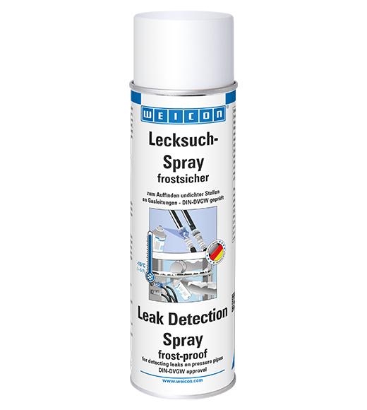 Produktfoto 1 von WEICON Lecksuch-Spray frostsicher | Risse und Undichtigkeiten an Kühl- und Klimaanlagen auffinden | 400 ml | weiß, milchig