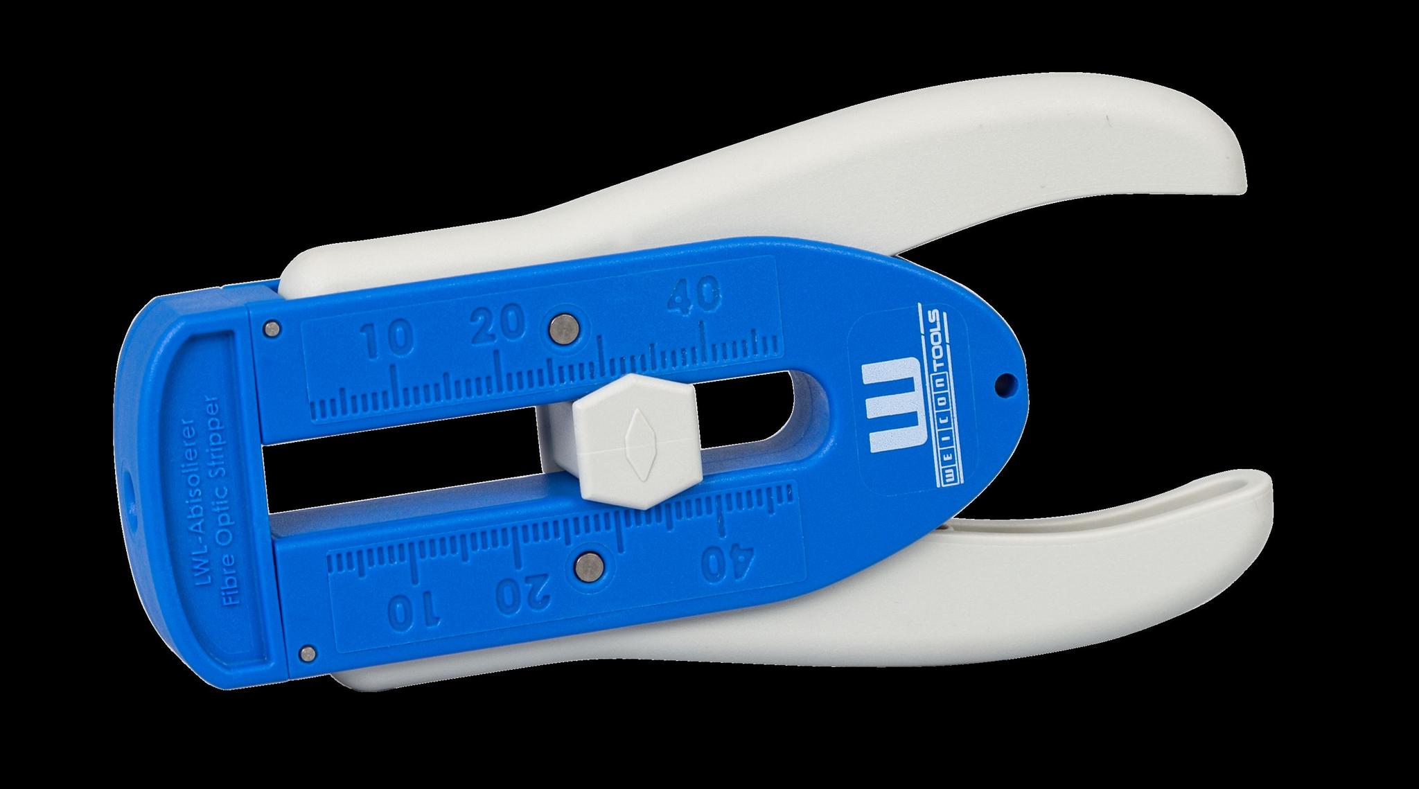 WEICON LWL Präzisions-Abisolierer | zum Abisolieren von Glasfaserkabel Ø 0,125 mm | 1 Stück