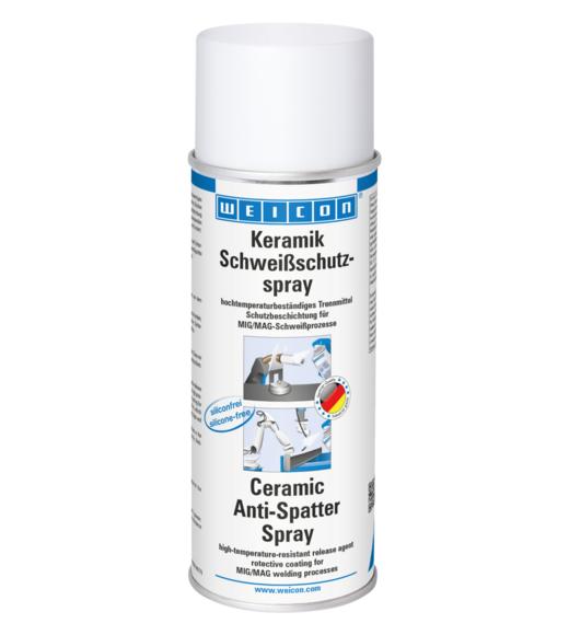 Produktfoto 1 von WEICON Keramik Schweißschutzspray | silikonfreie Schutzbeschichtung mit hohem Feststoffanteil | 400 ml | weiß