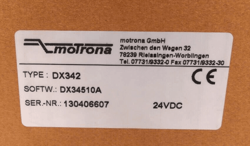 Produktfoto 7 von Motrona Impulszähler | Software: DX34510A | DX342