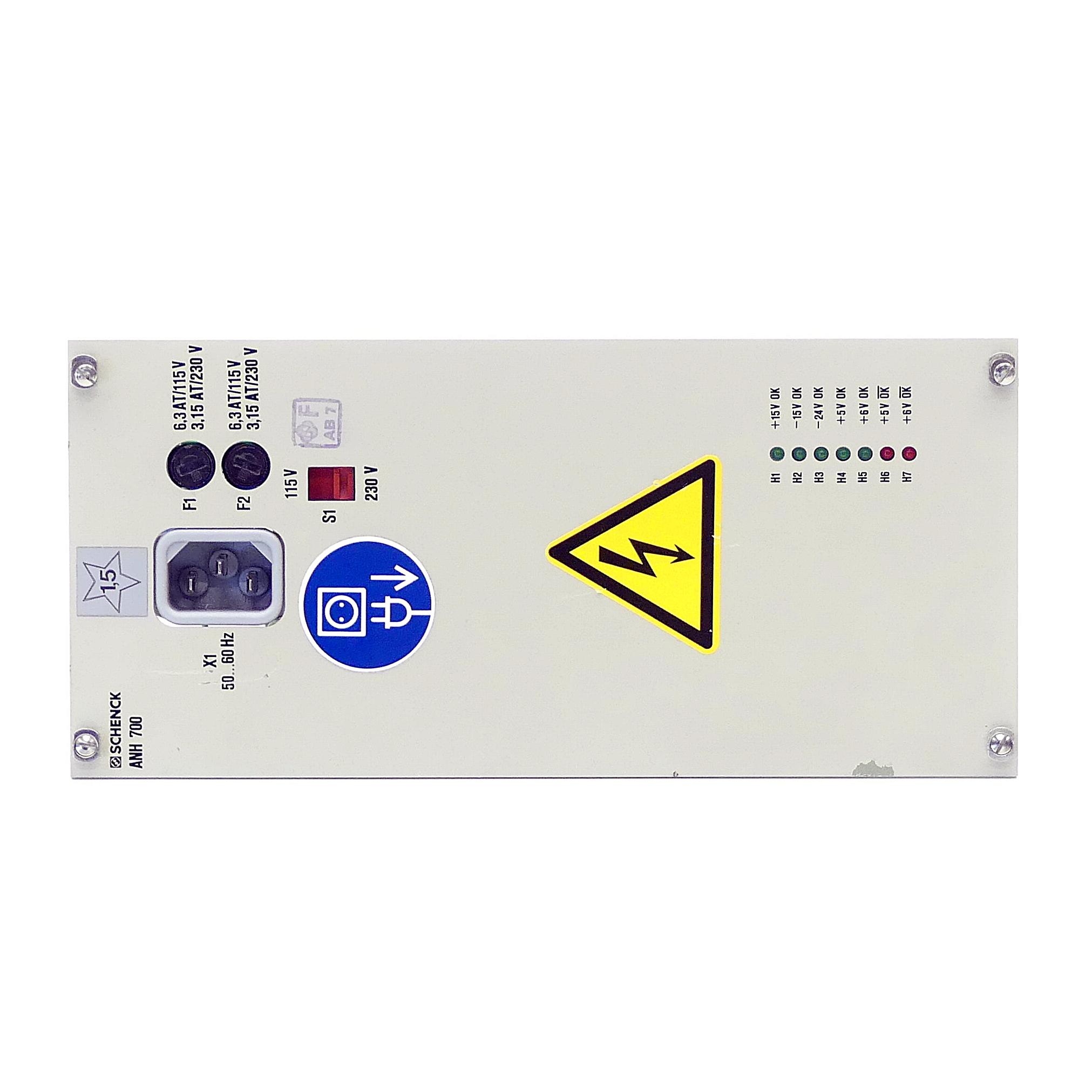 Produktfoto 3 von CARL SCHENCK Einschubmodul ANH 700