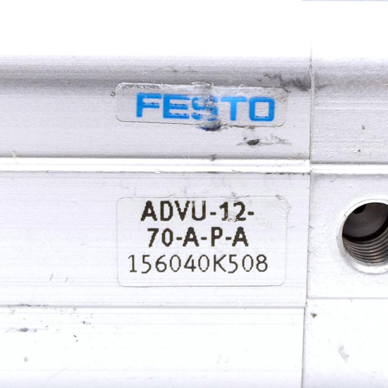 Produktfoto 2 von FESTO Kompaktzylinder ADVU-12-70-A-P-A