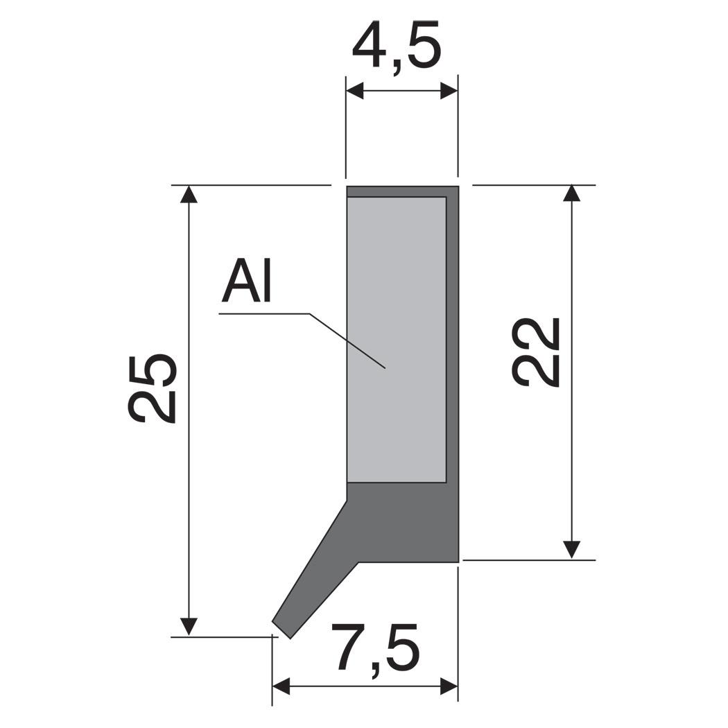 Produktfoto 1 von Abstreifer M-K3 1000835 MW K3