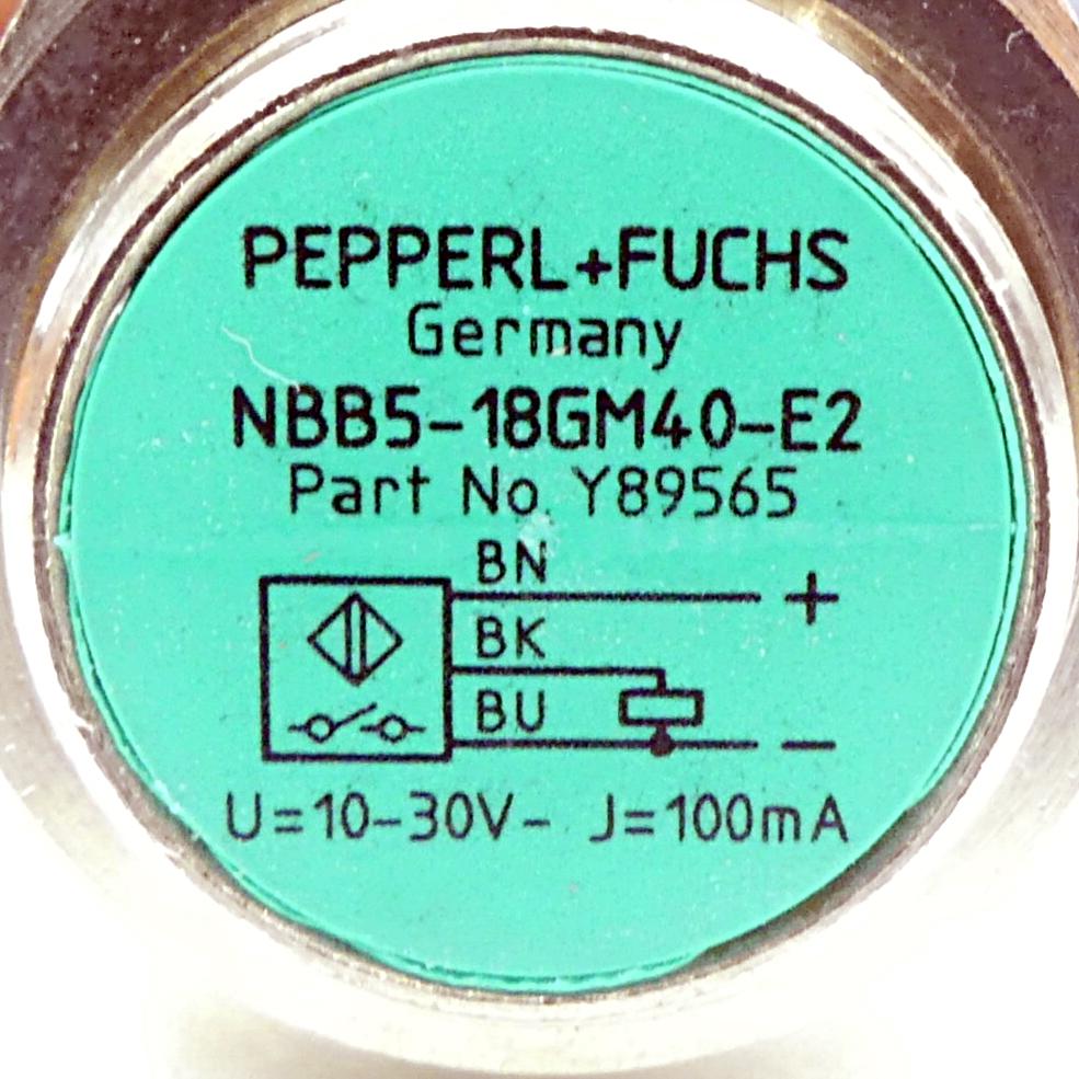 Produktfoto 2 von PEPPERL+FUCHS Induktiver Sensor NBB5-18GM40-E2