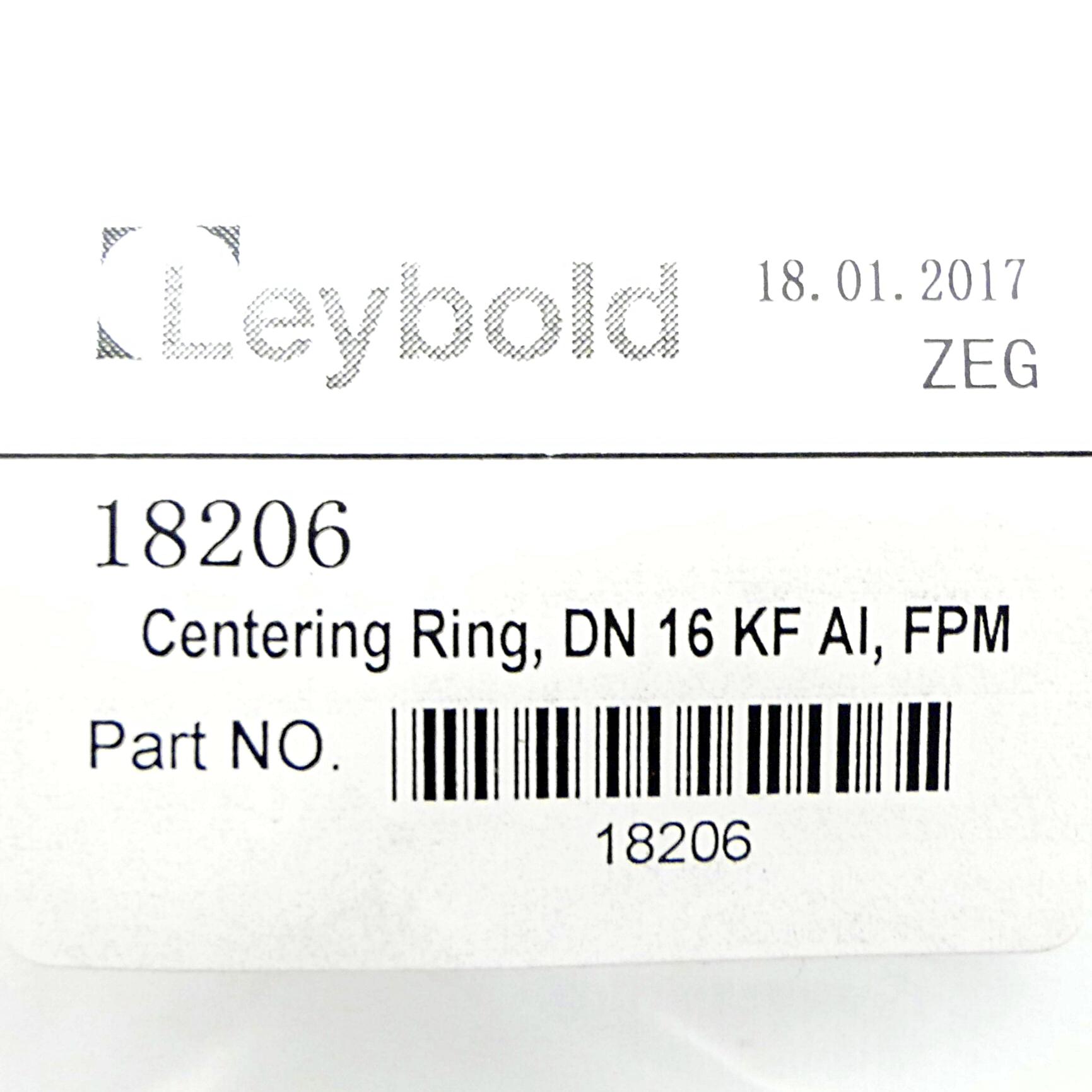 Produktfoto 3 von LEYBOLD 10 Stück Zentrierringe DN 16 KF