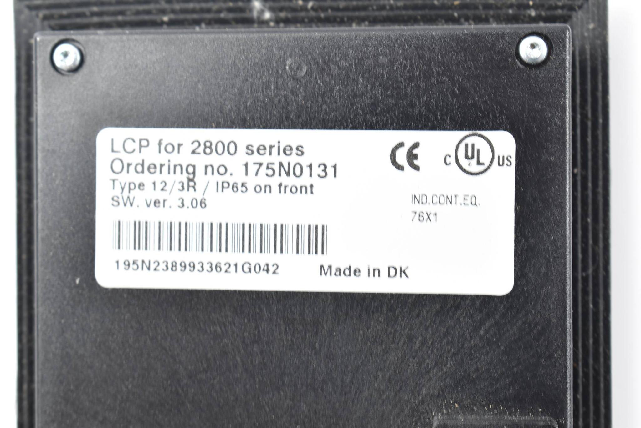 Danfoss VLT® LCP 2 Graphisches Display für FCM/FCD300 und VLT2800 175N0131