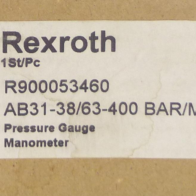 Produktfoto 2 von REXROTH Manometer AB31-38/63-400