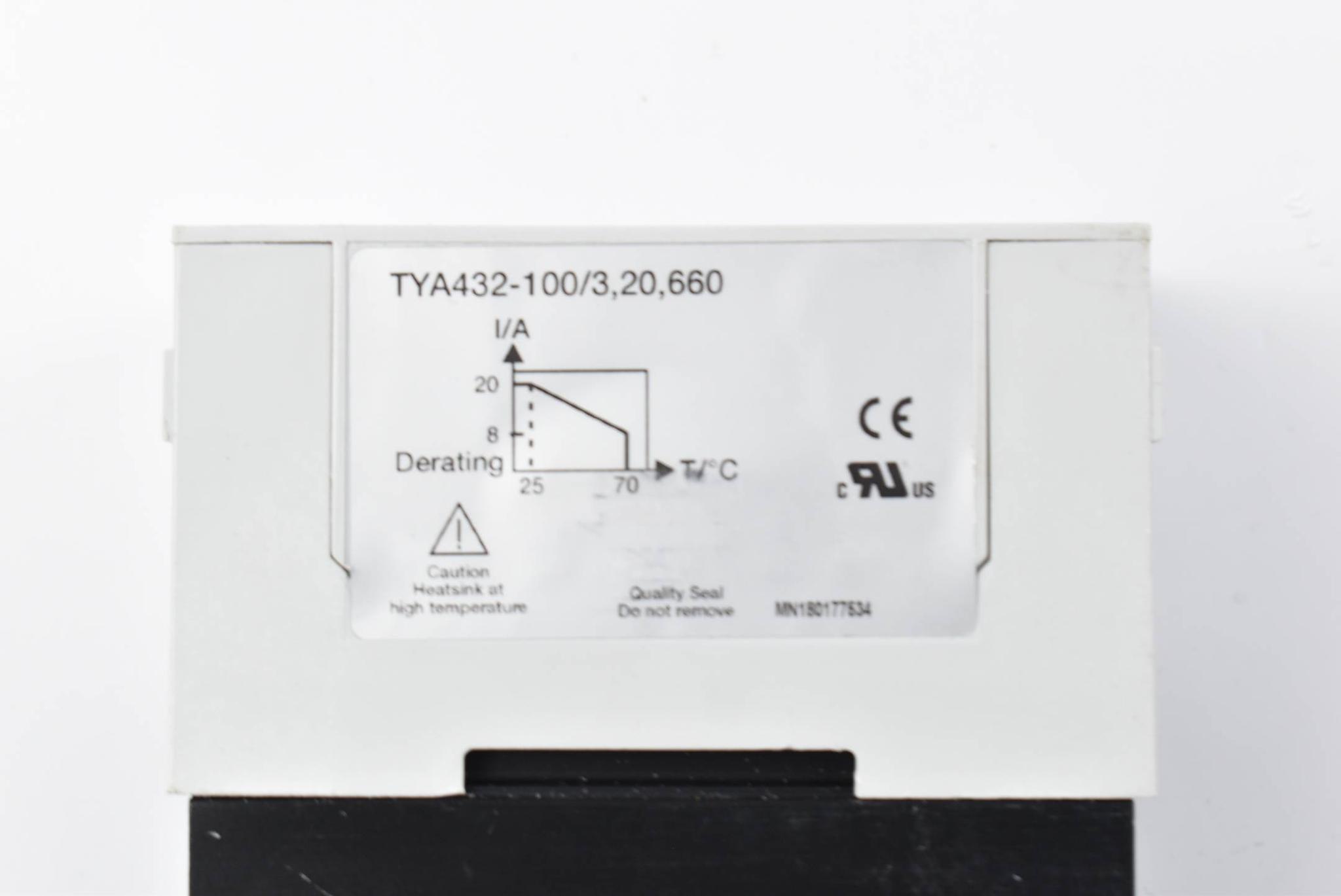 Produktfoto 1 von Jumo Leistungsschalter TYA 432-100/3,20,660 ( 3x 20A / 40-660V AC )