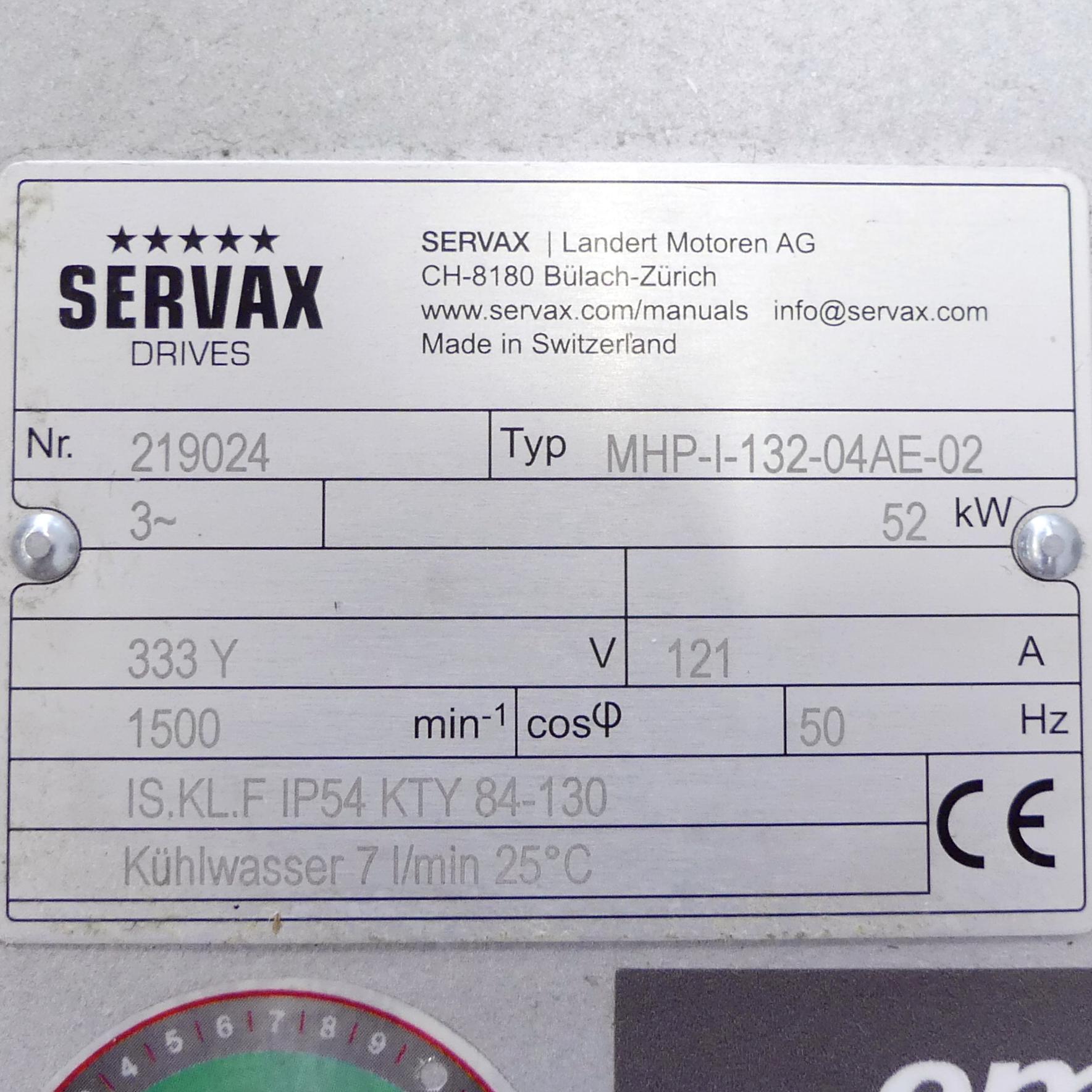 Produktfoto 2 von SERVAX Servomotor MHP-I-132-04AE-02