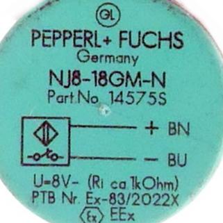 Produktfoto 2 von PEPPERL+FUCHS Induktiver Sensor NJ8-18GM-N