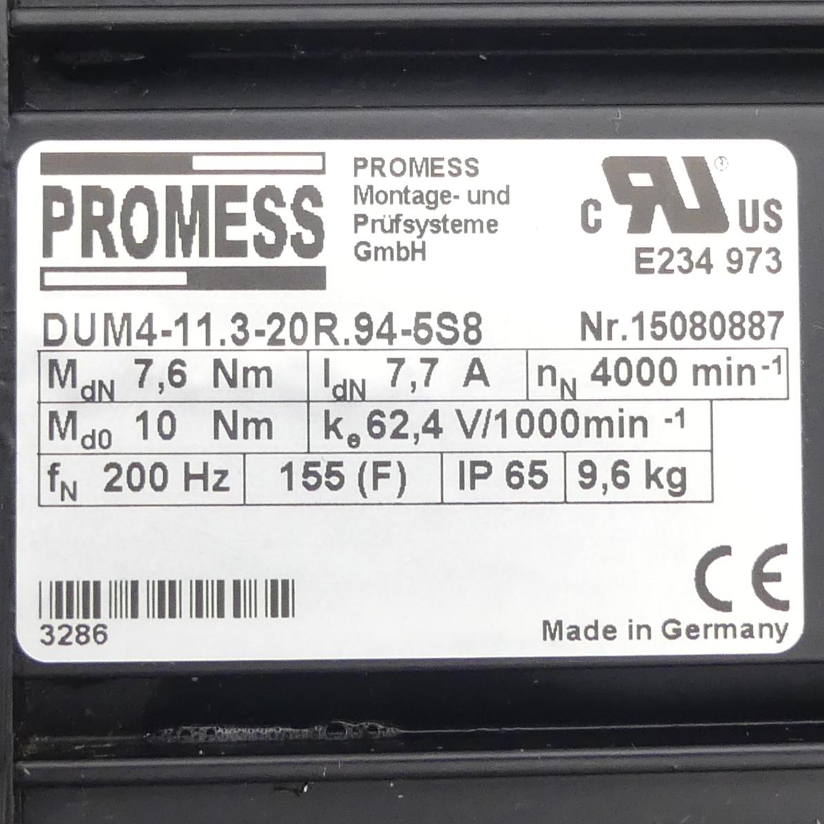 Produktfoto 2 von PROMESS Servomotor