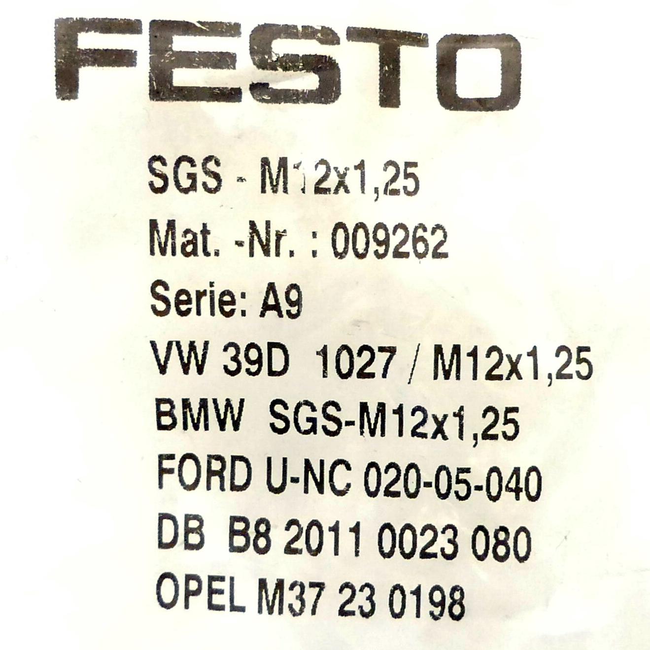 Produktfoto 2 von FESTO Gelenkkopf SGS-M12X1,25