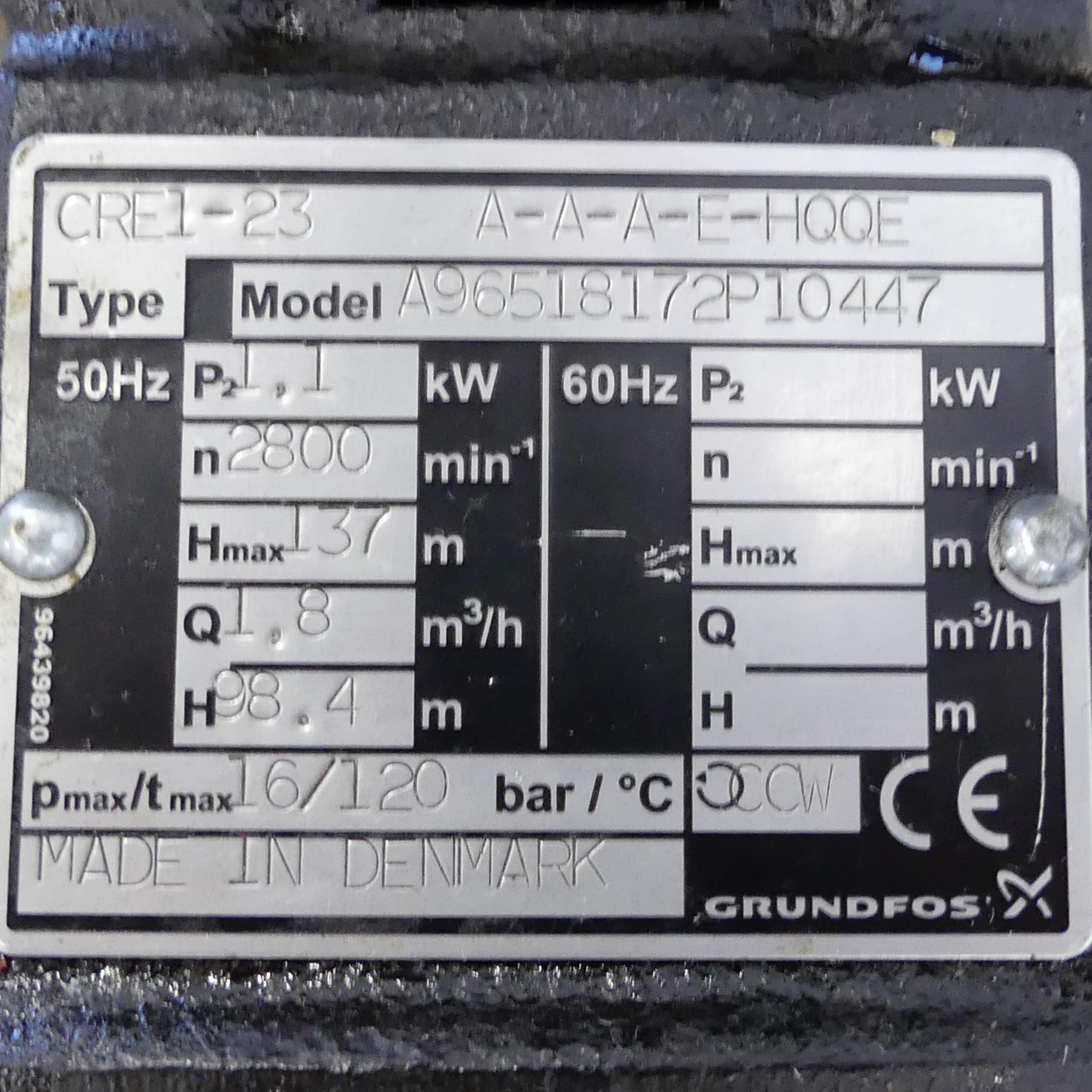 Produktfoto 2 von GRUNDFOS Kreiselpumpe CRE1-23 A-A-A-E-HQQE