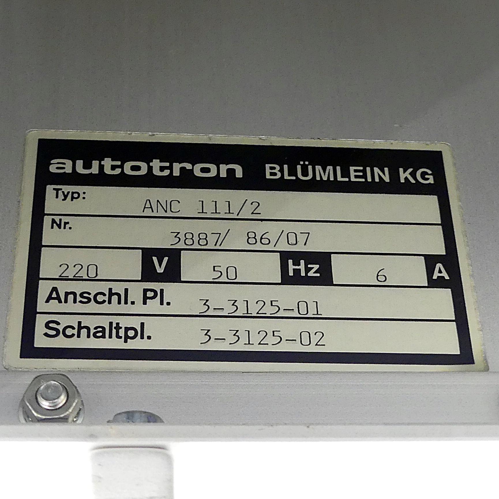 Produktfoto 2 von AUTOTRON Steuerung