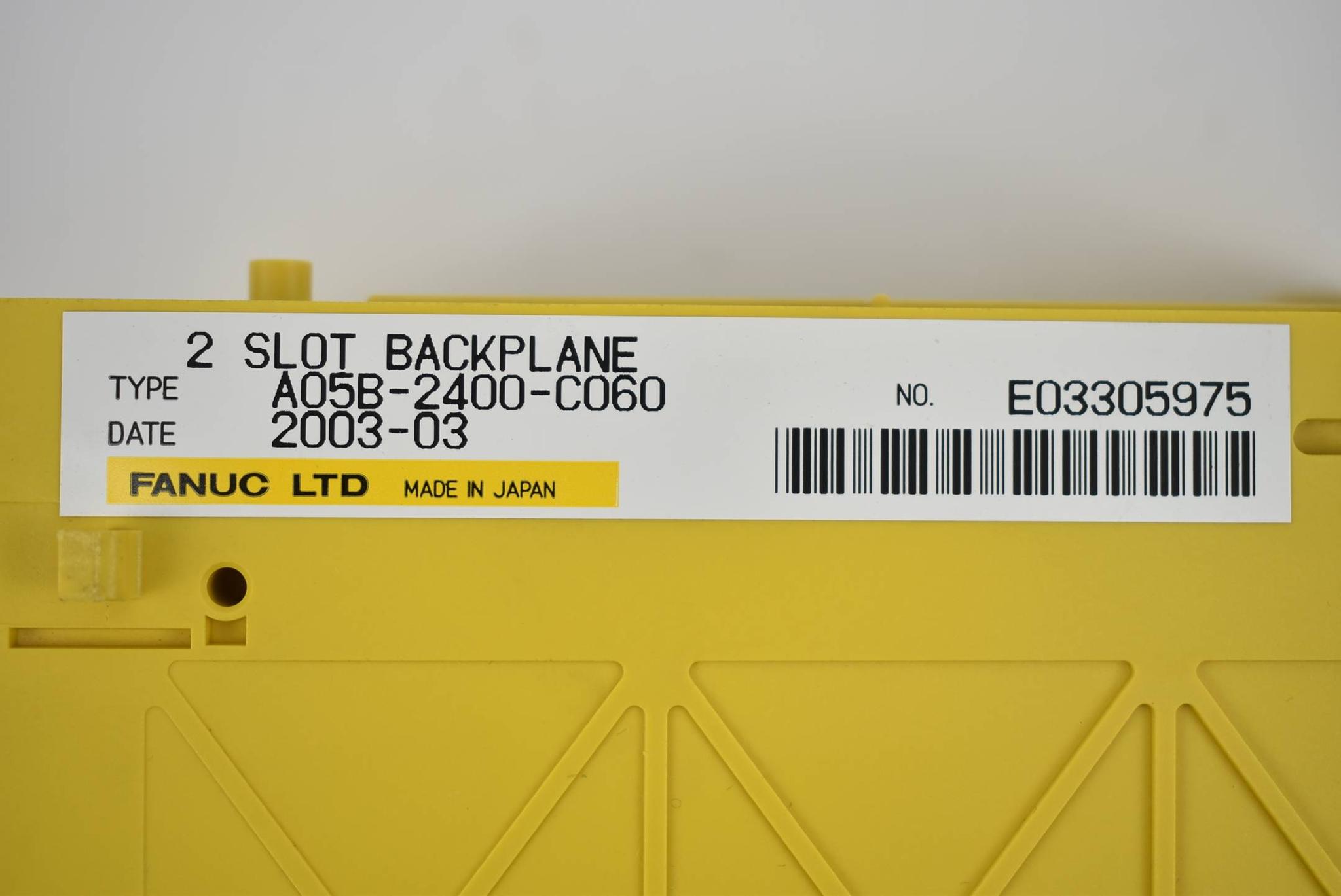 Produktfoto 3 von Fanuc 2 Slot Backplane Rückwandplatine A05B-2400-C060