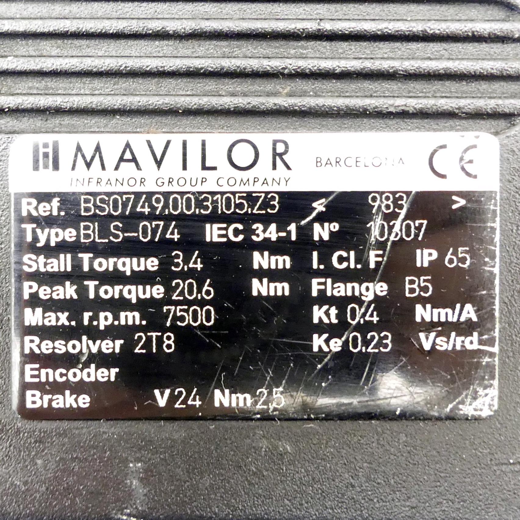 Produktfoto 2 von MAVILOR Servomotor BLS-074