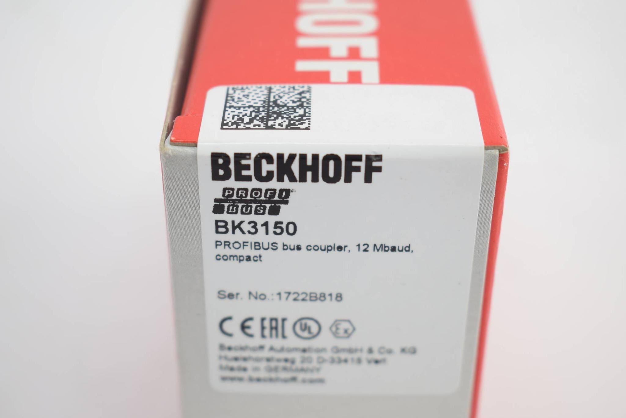 Produktfoto 1 von Beckhoff PROFIBUS bus coupler BK3150