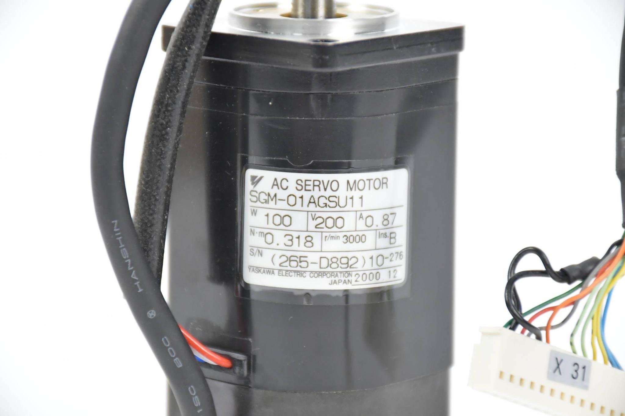 Produktfoto 3 von Yaskawa AC Servo Motor SGM-01AGSU11