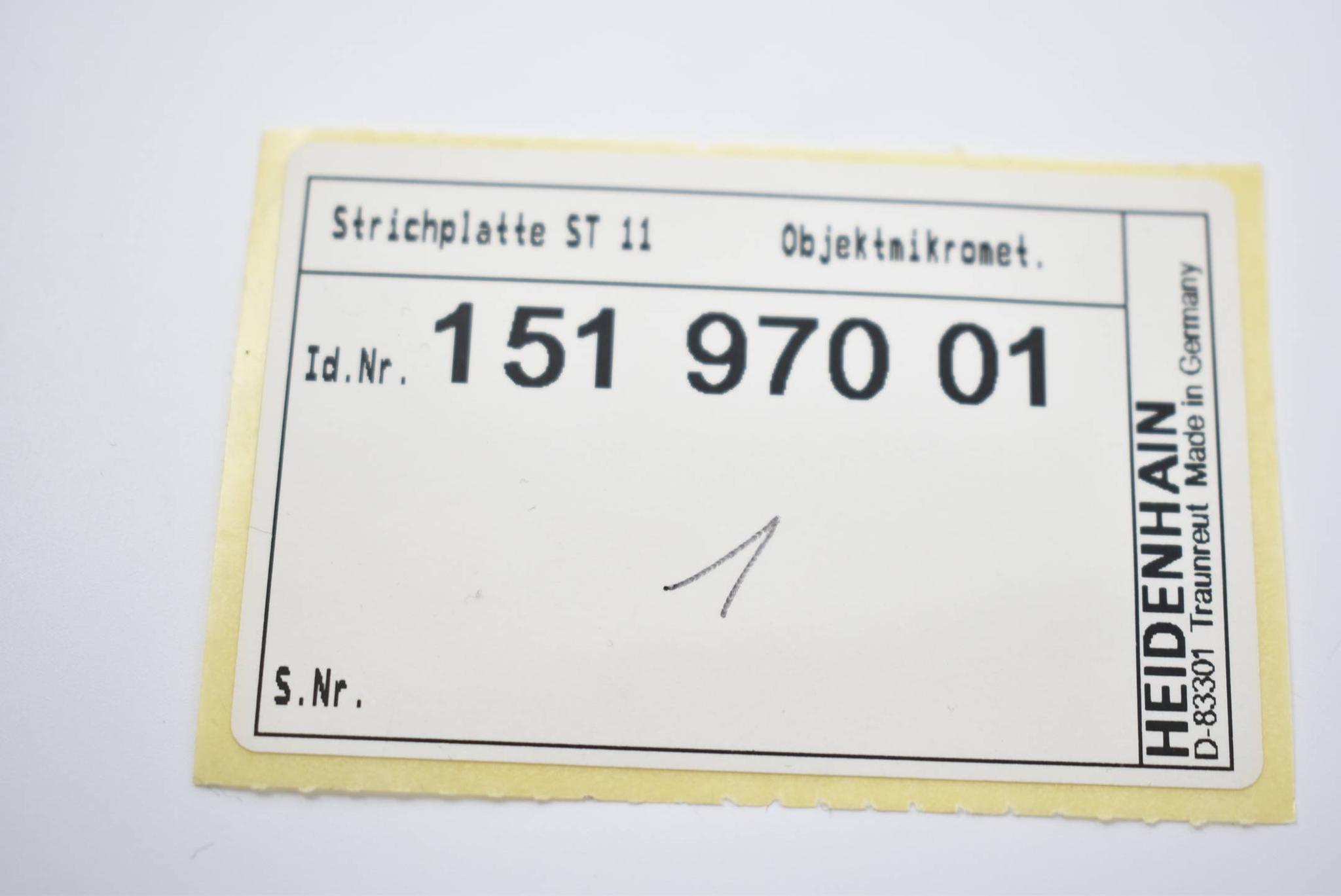 Produktfoto 2 von Heidenhain Strichplatte ST 11 ( 15197001 )