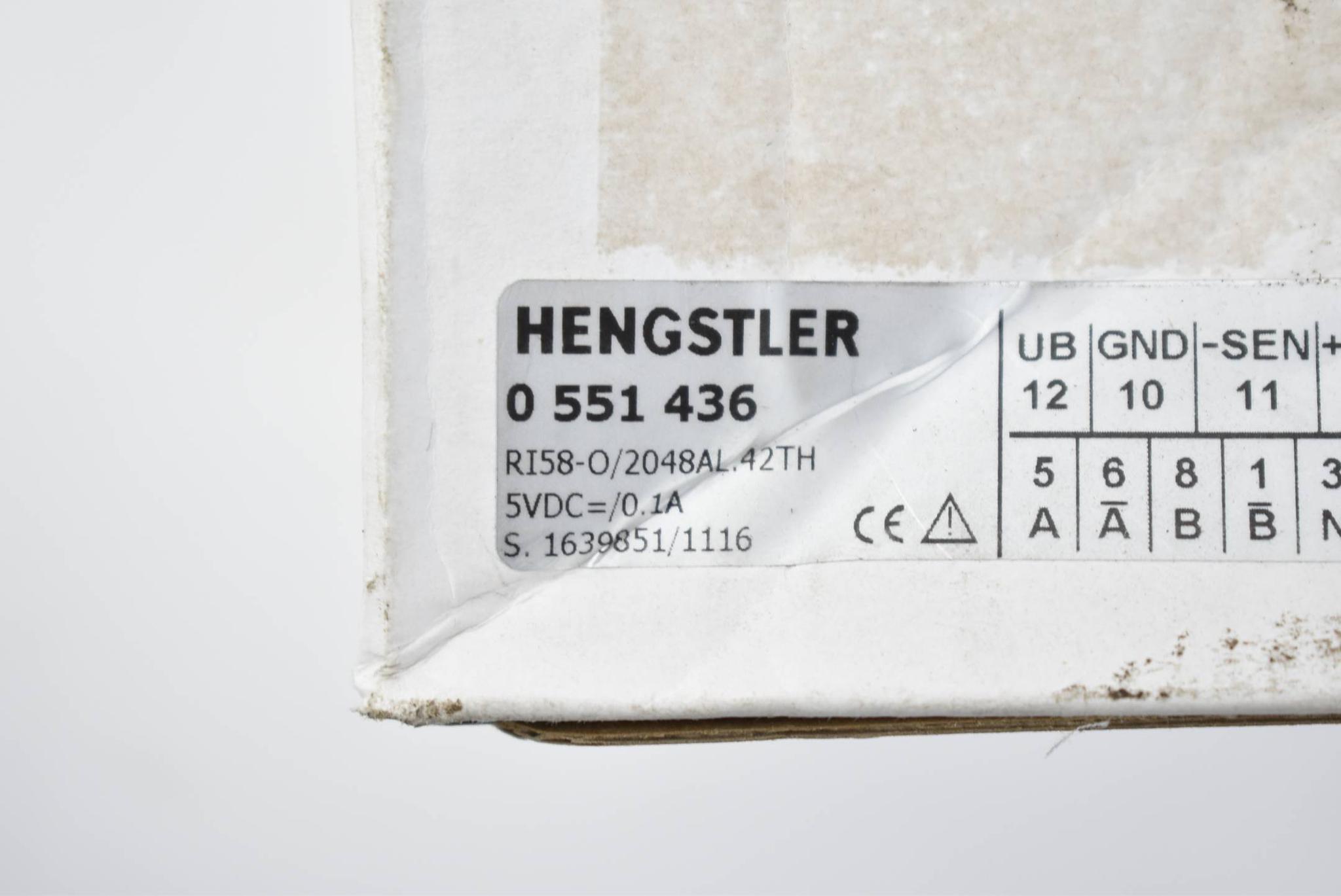 Produktfoto 2 von Hengstler Inkremental Drehgeber 0 551 436 ( 0551436 )