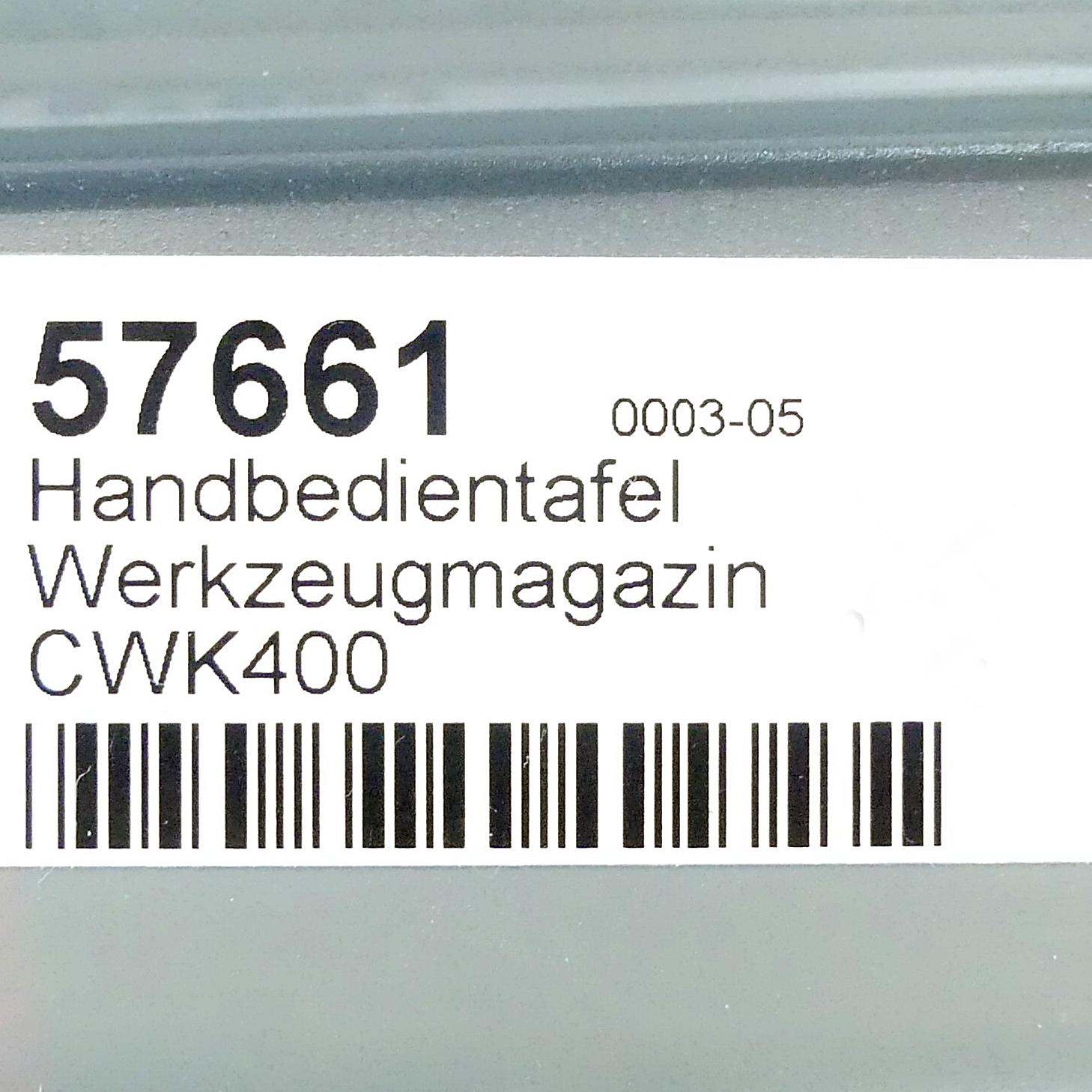 Produktfoto 2 von Handbedientafel