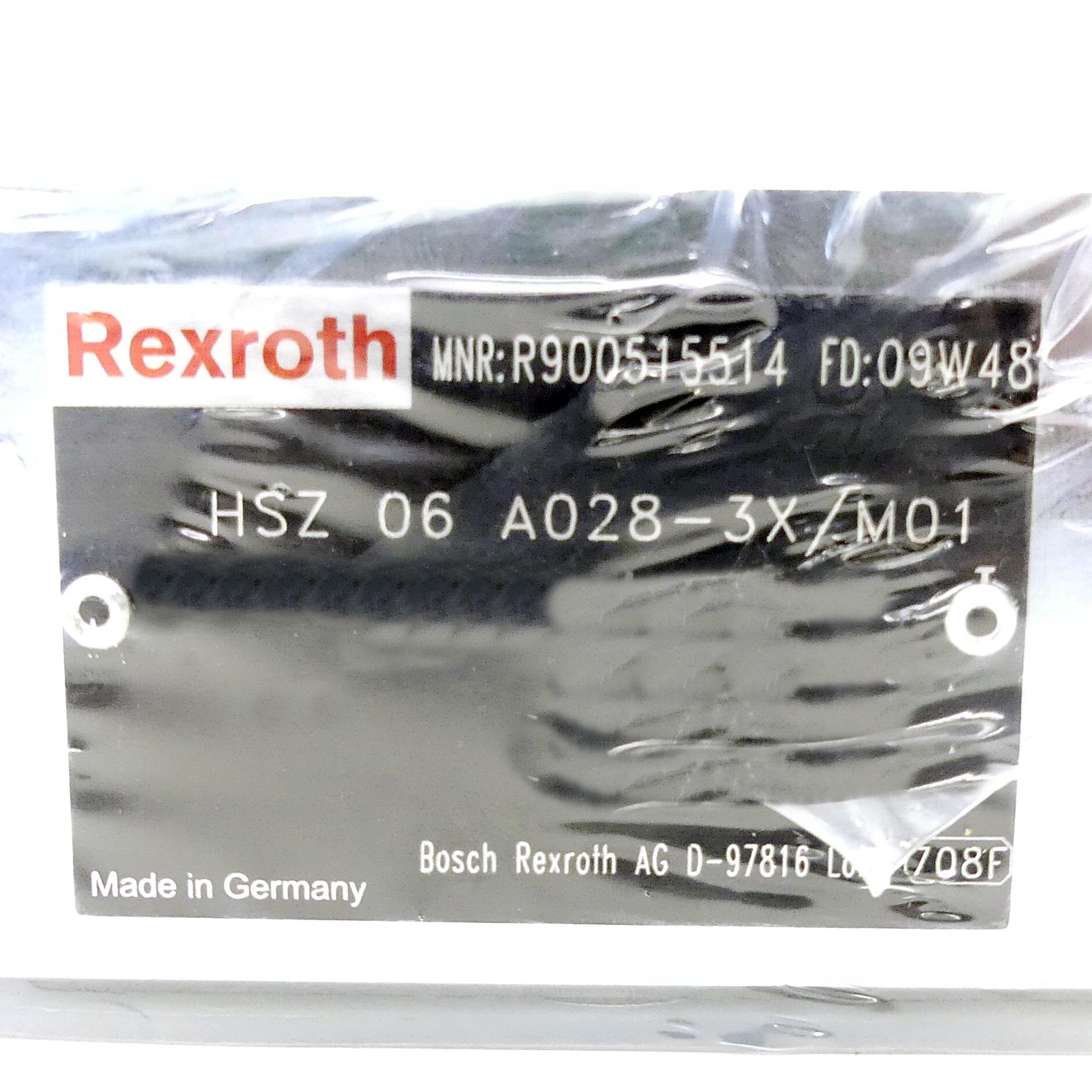 Produktfoto 2 von REXROTH Zwischenplatte HSZ 06