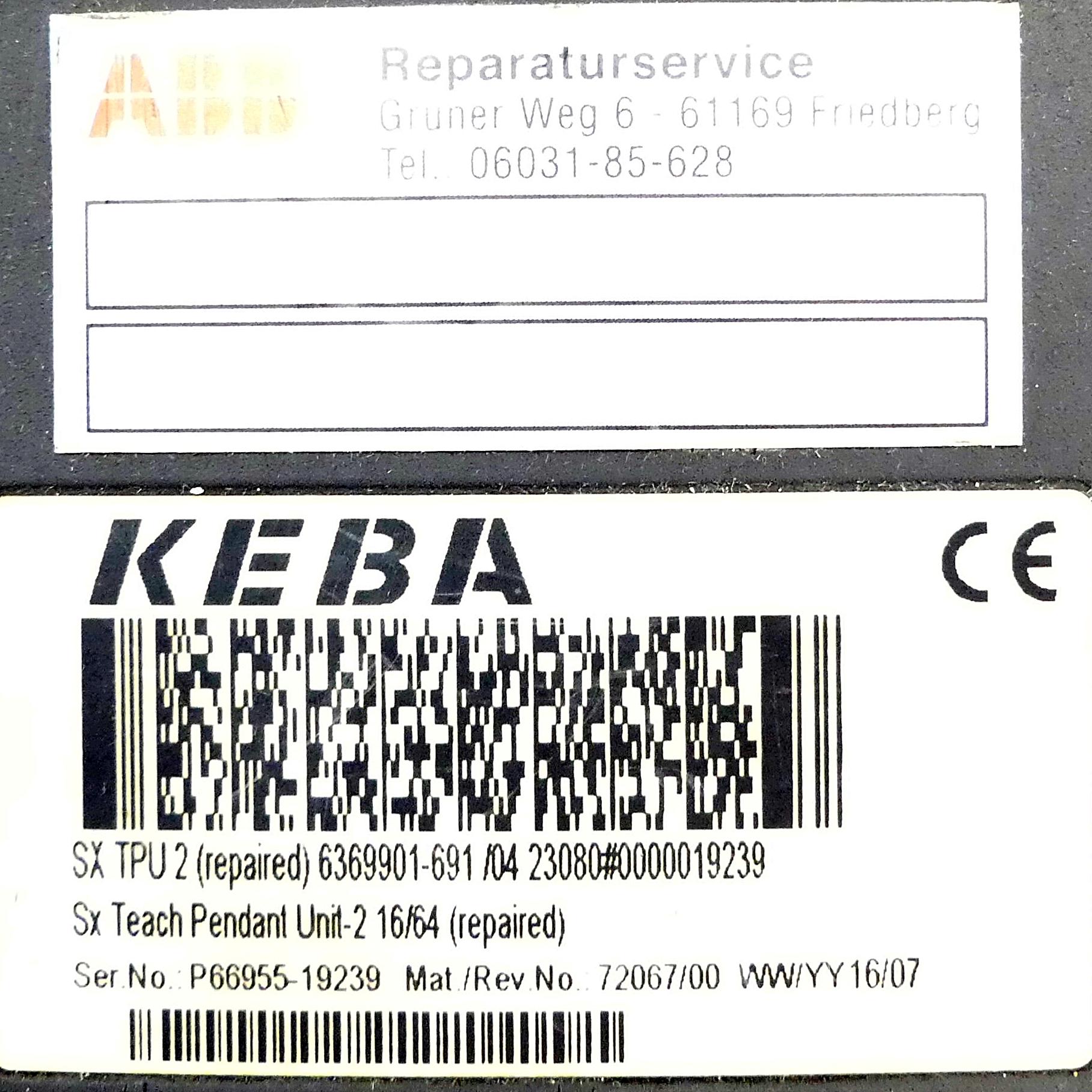 Produktfoto 2 von KEBA Sx Teach Pendant Unit-2