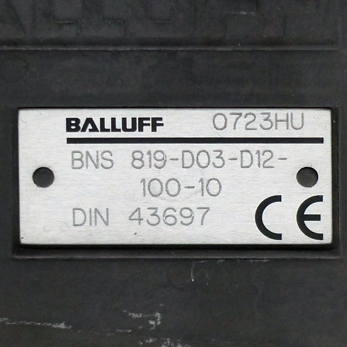 Produktfoto 2 von BALLUFF Reihenpositionsschalter BNS 819-D03-D12-100-10