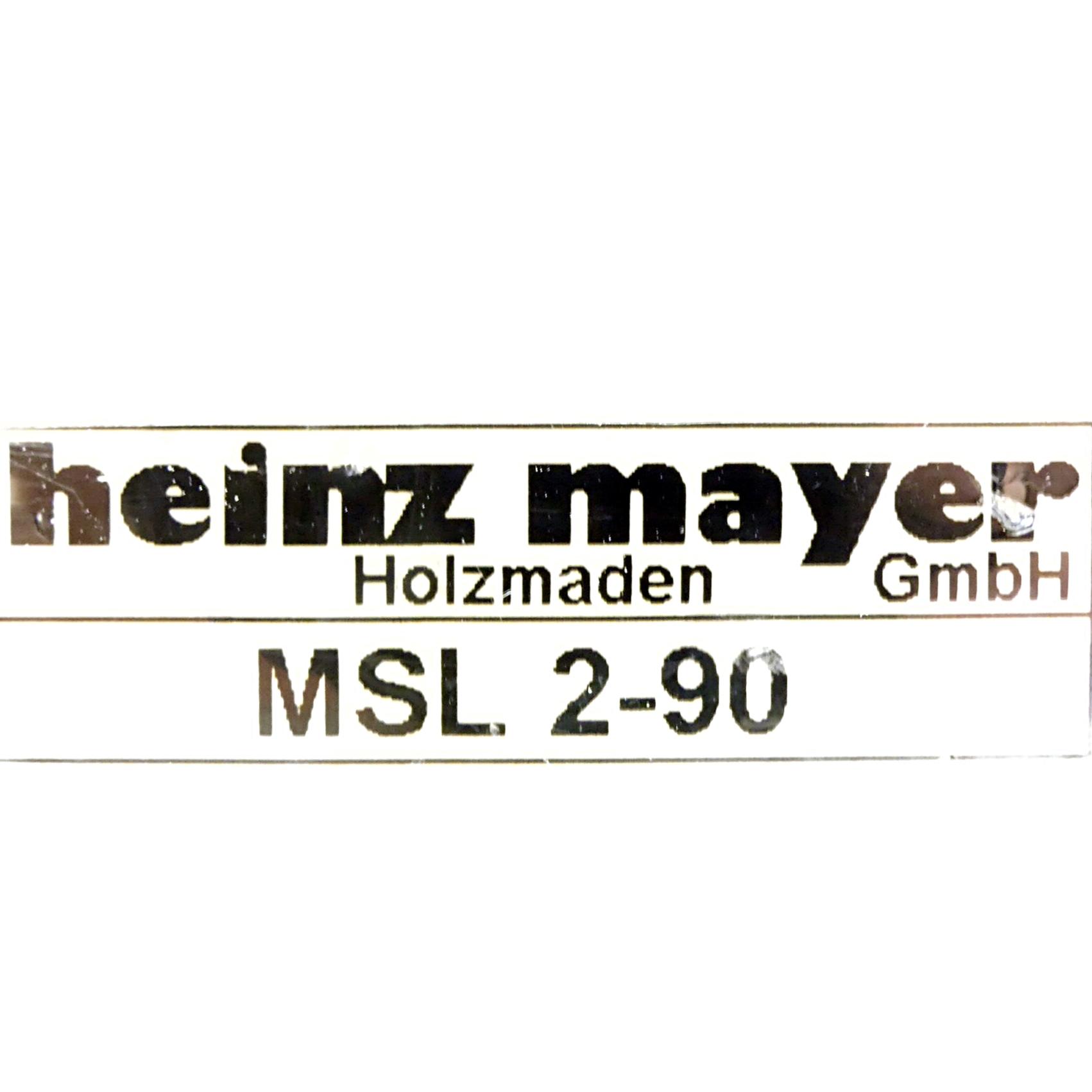 Produktfoto 2 von HEINZ MAYER Lineareinheit MSL 2-90