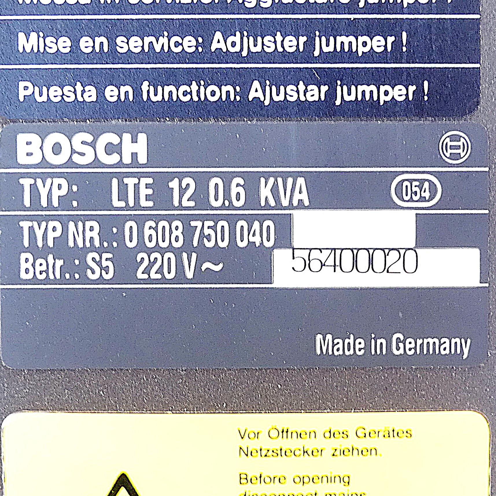 Produktfoto 2 von BOSCH Servoverstärker LTE 12