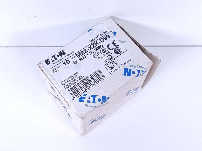 EATON M22-XZK-D99 Qty: 50 Emerygency stop label / Not-Aus-Schild UNUSED & OVP