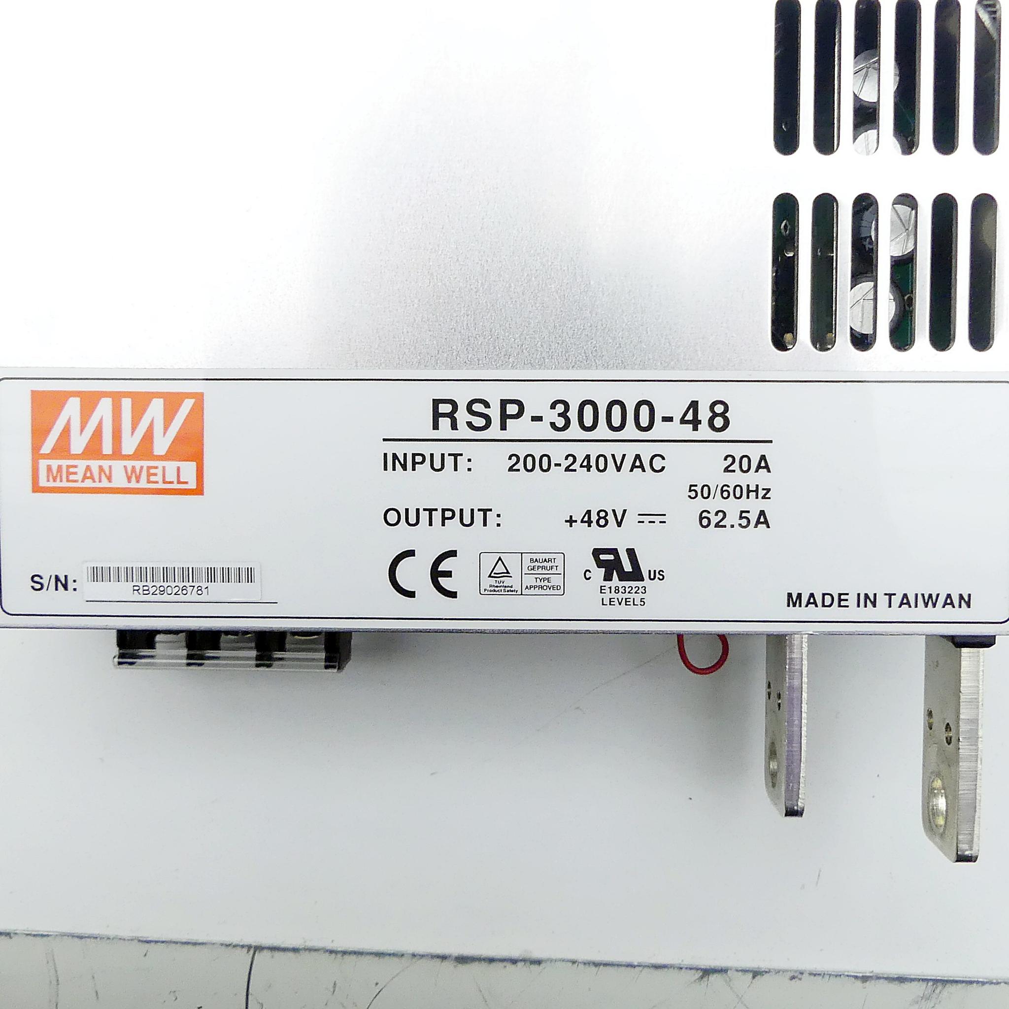 Produktfoto 2 von MEAN WELL Schaltnetzteil RSP-3000-48