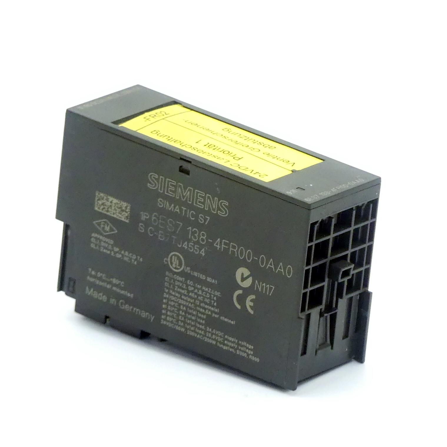 Produktfoto 1 von SIEMENS Elektronikmodul 6ES7 138-4FR00-0AA0