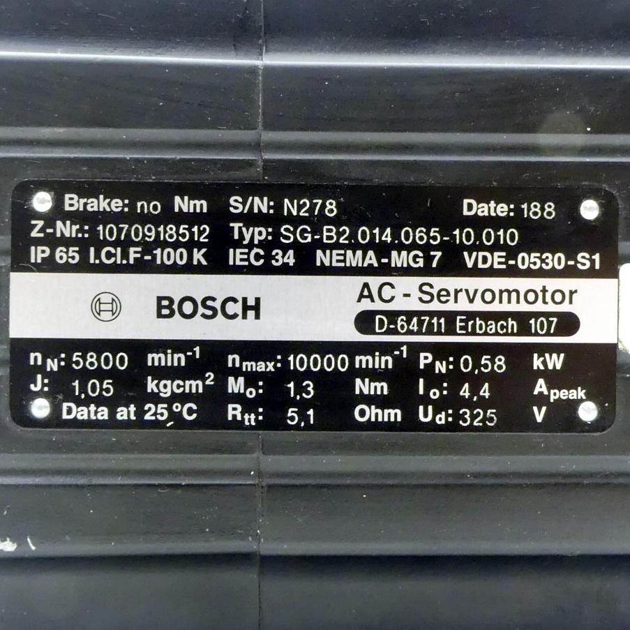 Produktfoto 2 von BOSCH AC-Servomotor SG-B2.014.065-10.010