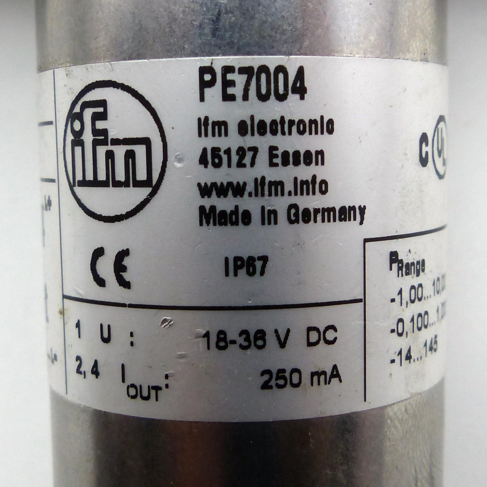 Produktfoto 2 von IFM Elektronischer Druckschalter PE5007