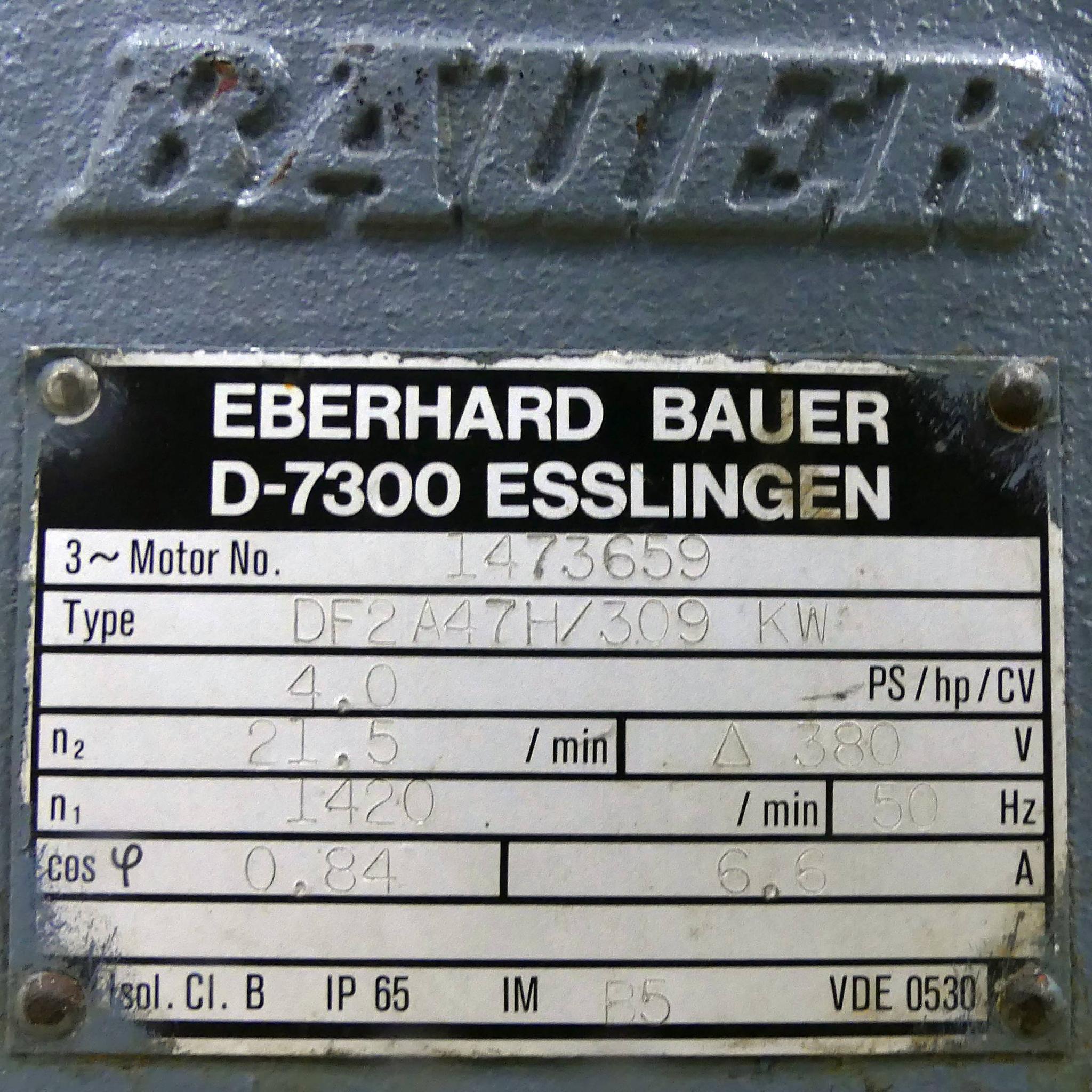 Produktfoto 2 von BAUER Getriebemotor