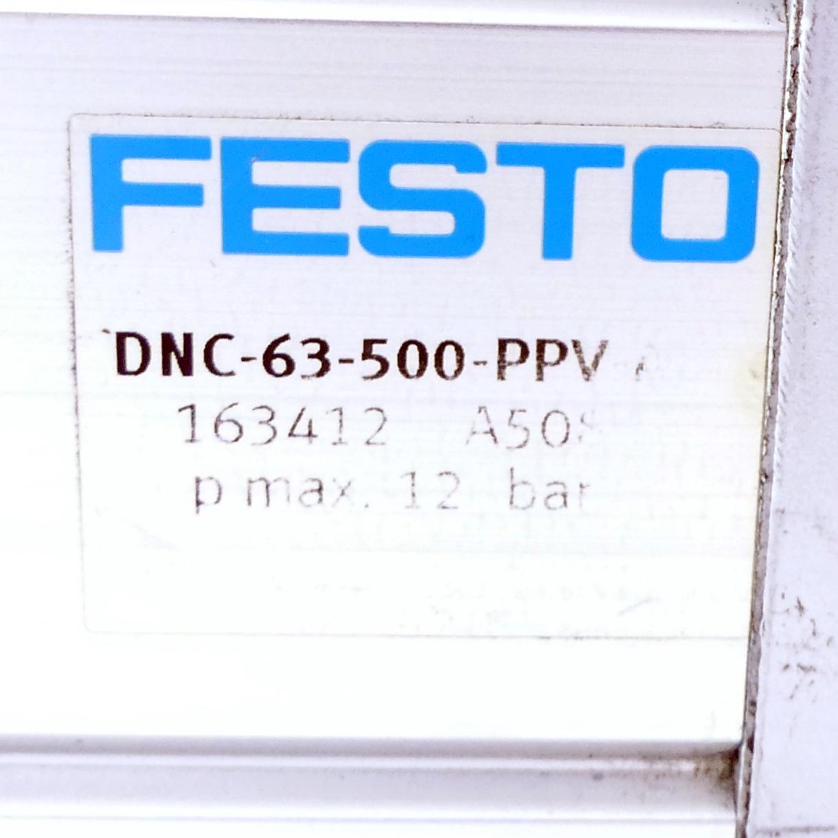 Produktfoto 2 von FESTO Pneumatikzylinder DNC-63-500-PPV-A