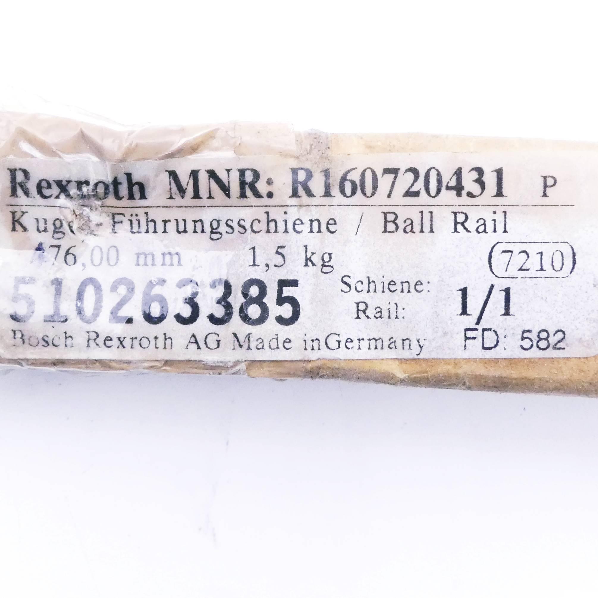 Produktfoto 2 von REXROTH Kugelführungsschiene