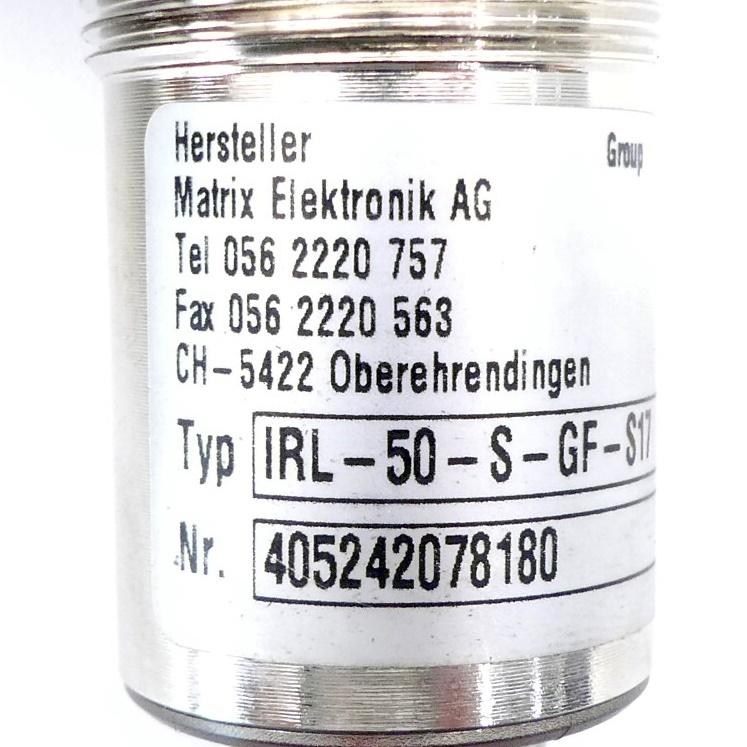 Produktfoto 2 von MATRIX ELEKTRONIK Lichtschranke IRL-50-S-GF-S17