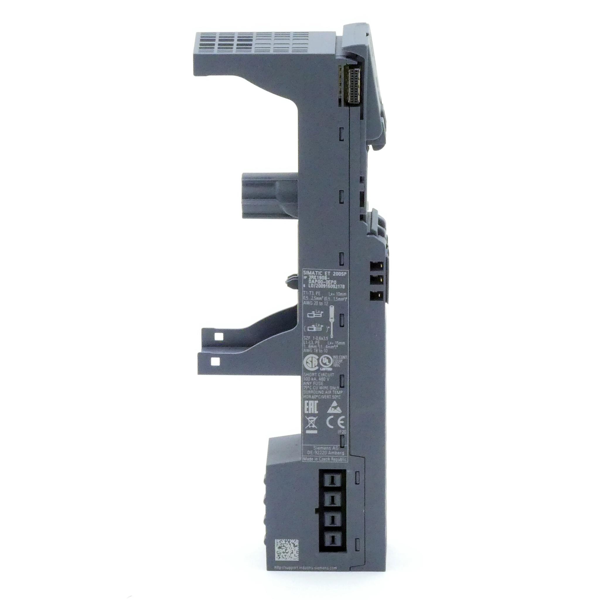 Produktfoto 5 von SIEMENS Motorstarter 3RK1908-0AP00-0EP0