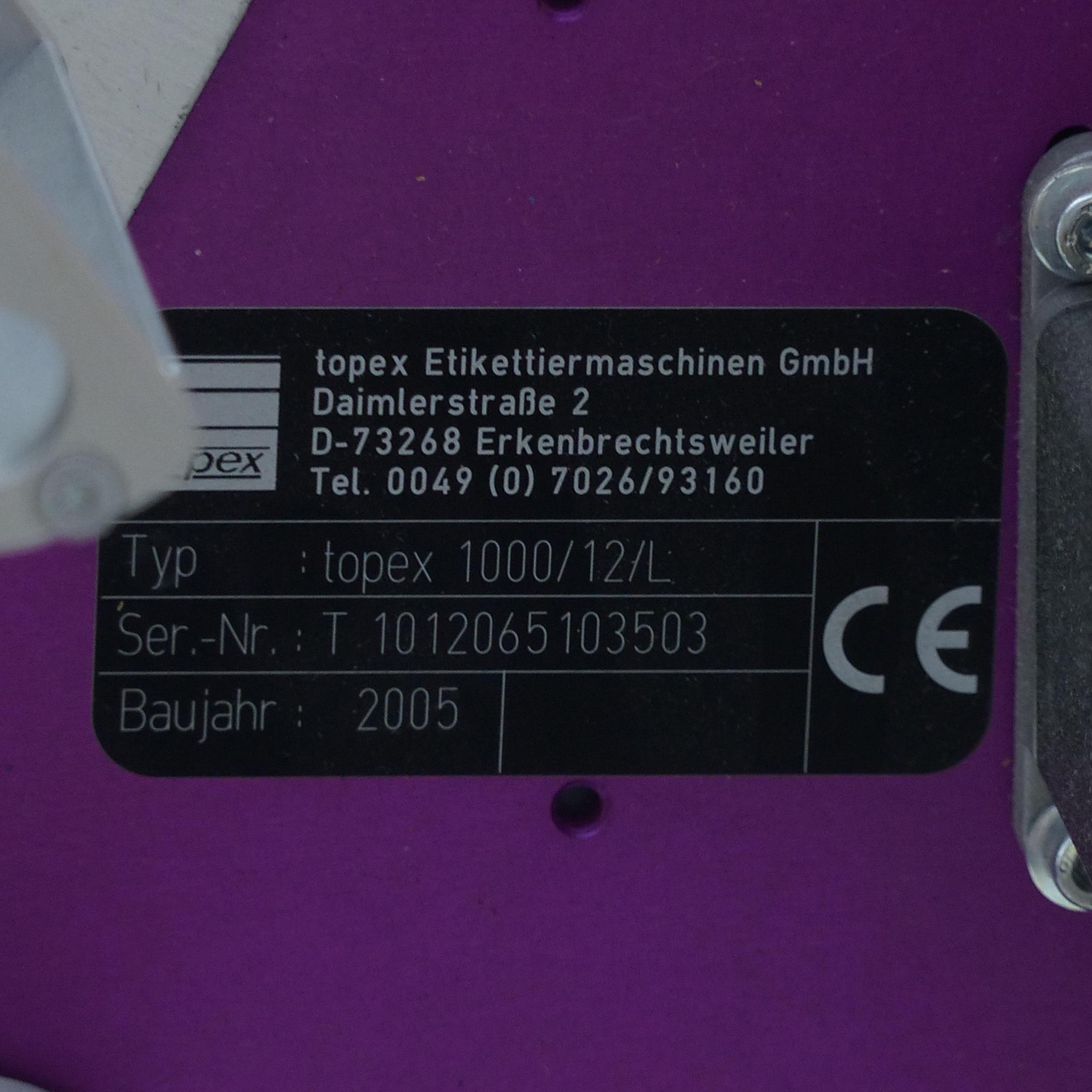 Produktfoto 2 von TOPEX Thermo-Transfer Etikettiermaschine